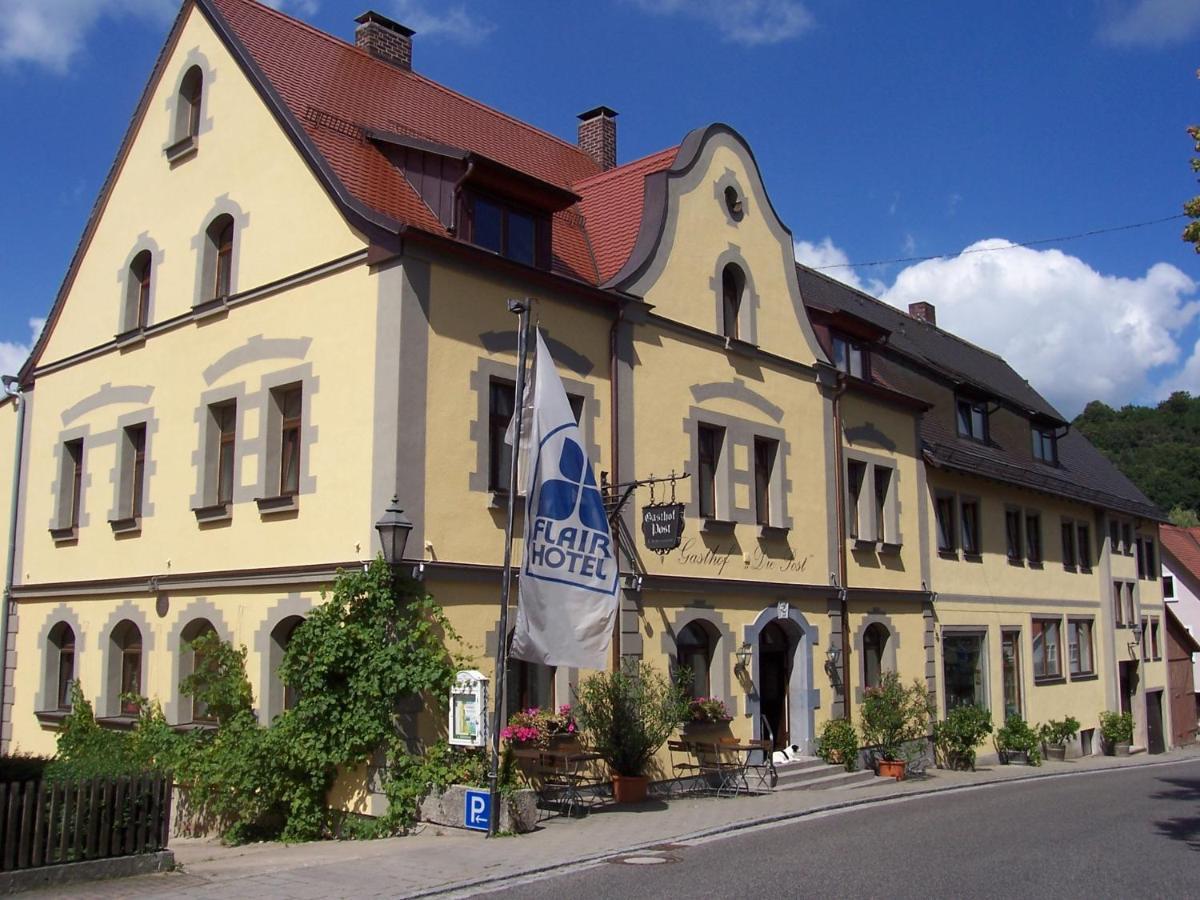 Hotel-Gasthof Die Post Brennerei Frankenhoehe Schillingsfürst Exteriér fotografie
